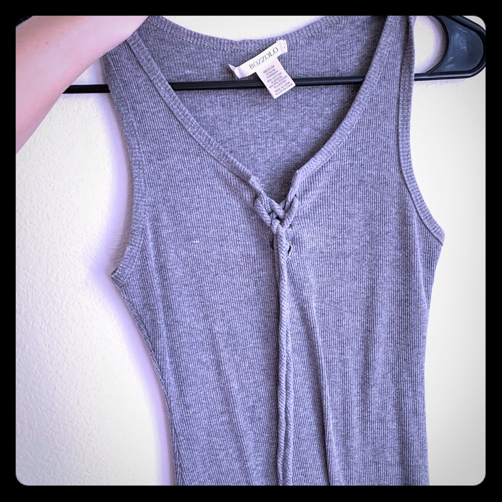 Slimming grey bodysuit